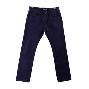 Imperious Men's Dark Wash Printed Denim Jeans Size 32x32 Y2K